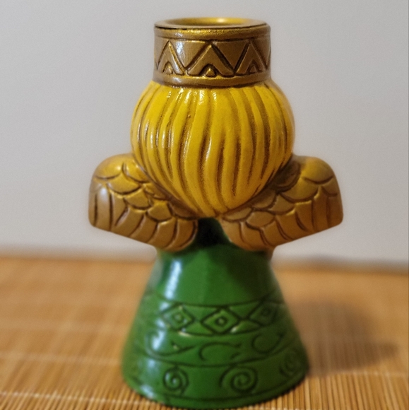 Vintage Wolin Japan Christmas Angel 🎄 Candlestick Holder Figurine 60s-70s - Picture 5 of 7